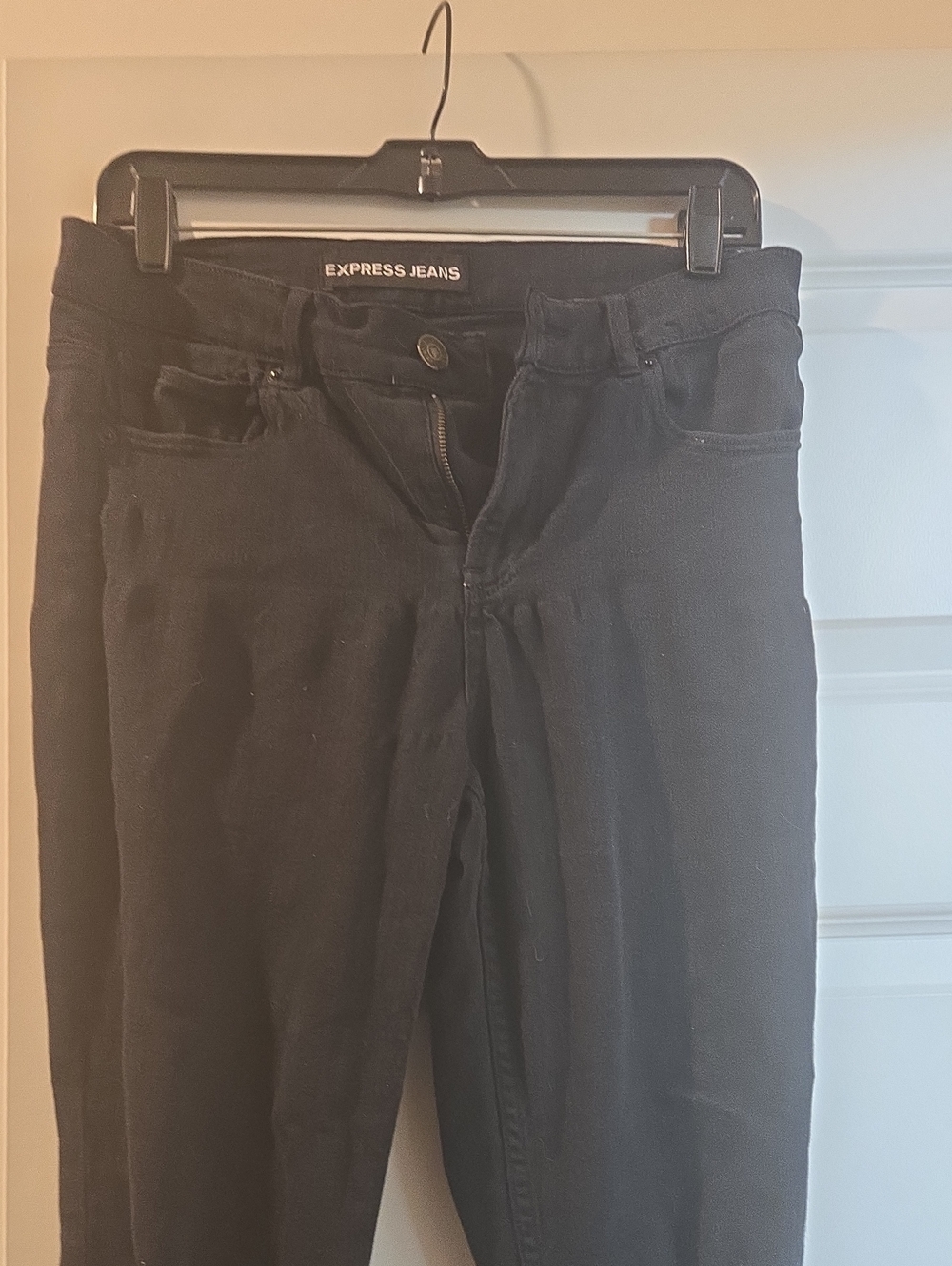 Express Black Skinny Jeans - Women's Leggings 8S